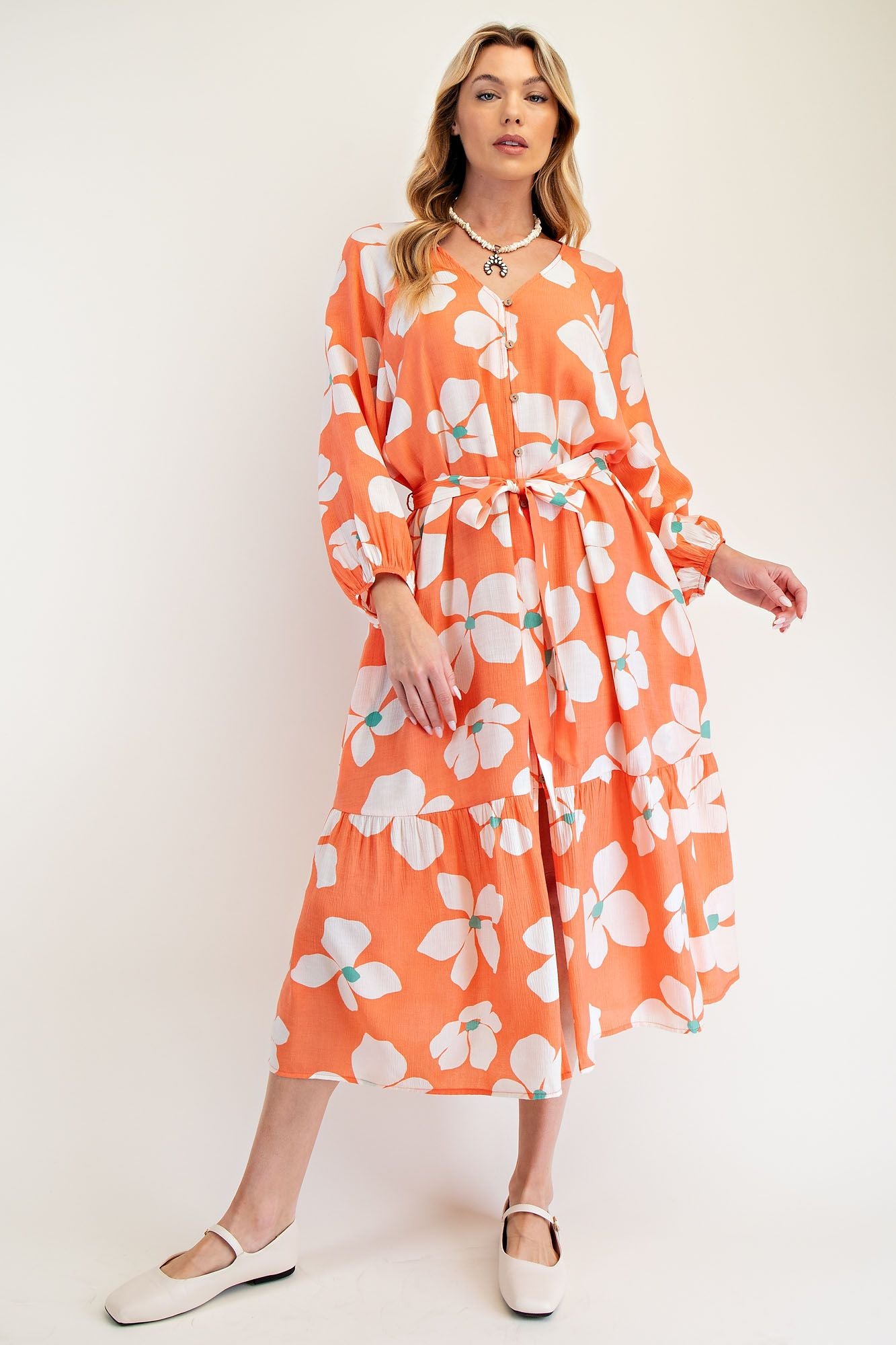The Orange Blossom Stroll Dress
