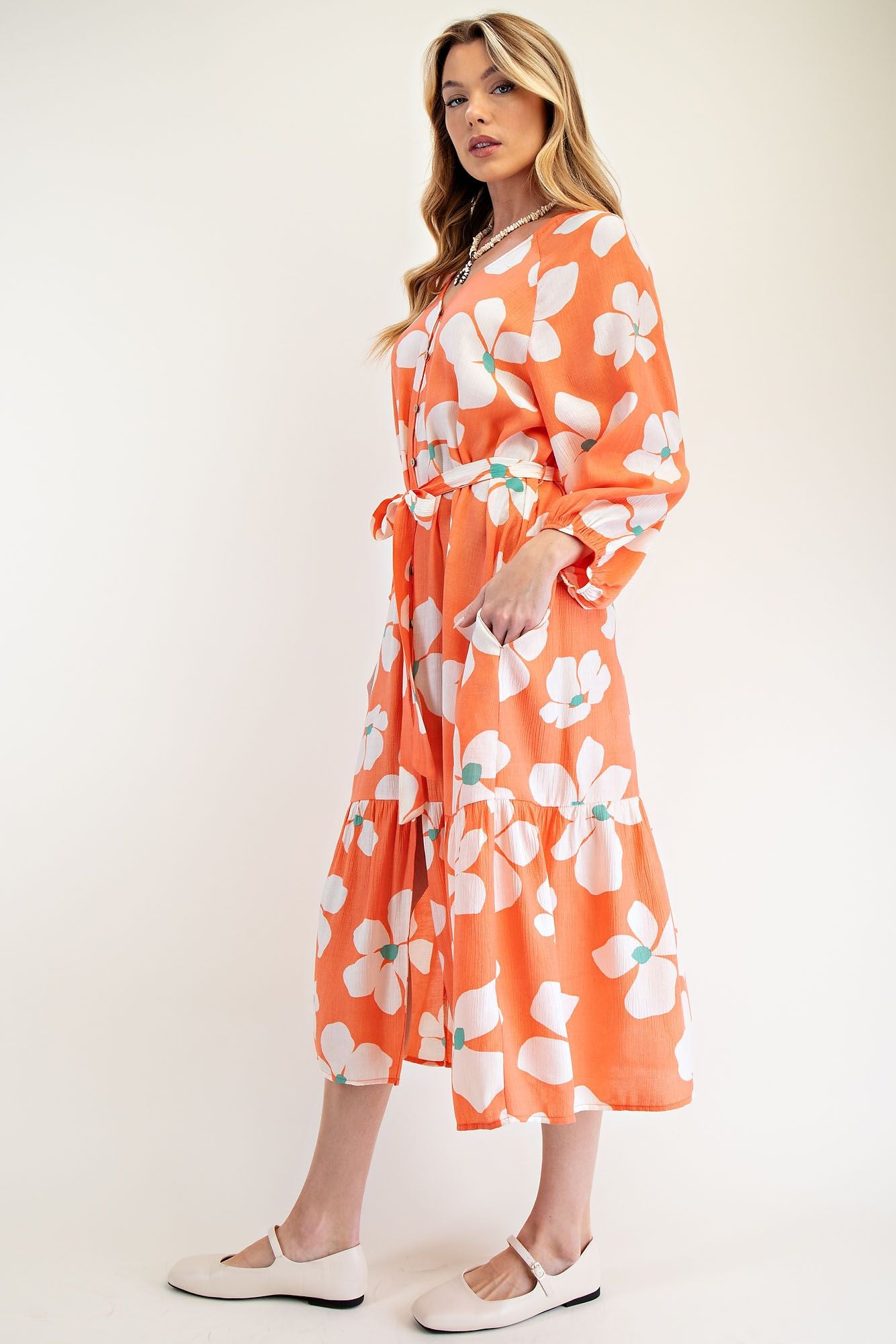 The Orange Blossom Stroll Dress