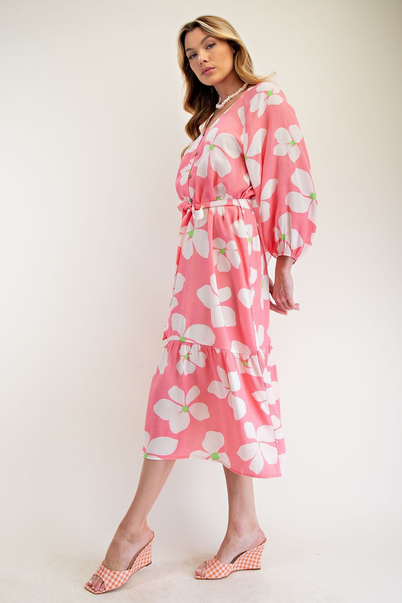 Pink petal dress