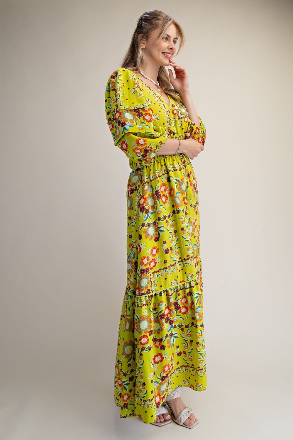 The Sunshine Bloom Maxi Dress