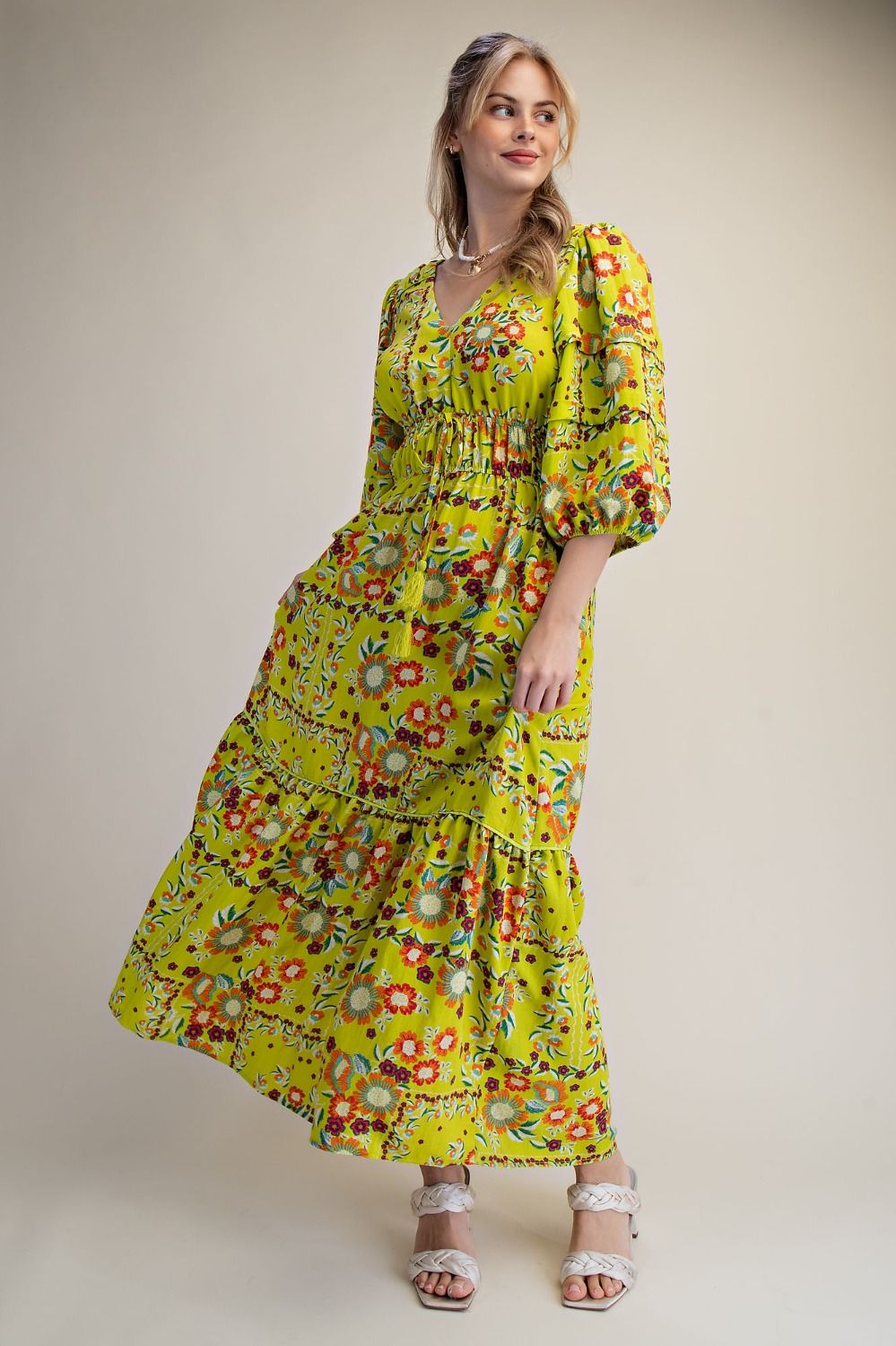 The Sunshine Bloom Maxi Dress