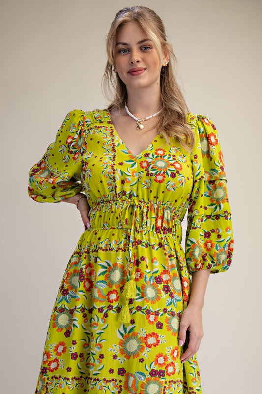 The Sunshine Bloom Maxi Dress