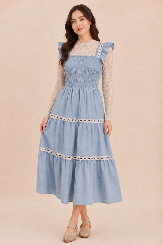 Powder blue dress