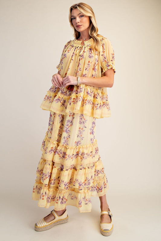 Sunlit meadow set