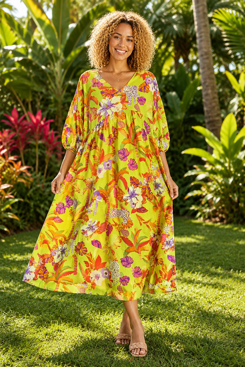Sunshine Jungle Dress