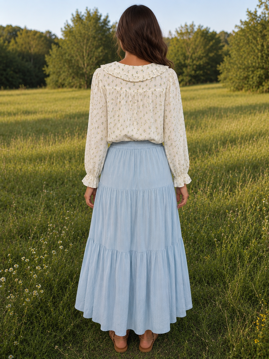 Sweet Meadow Collar Top