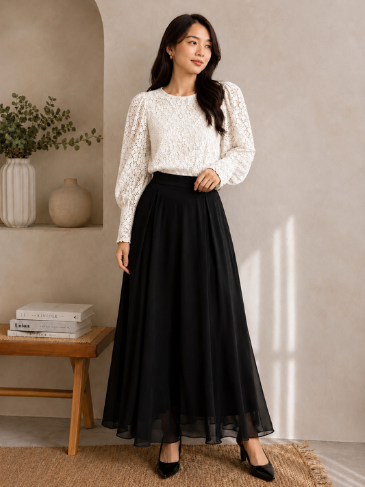 Ivory Blossom Top