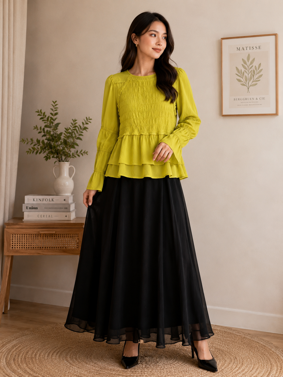 Lime Blossom Blouse