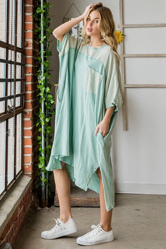 Gauze MINT T-shirt Dress