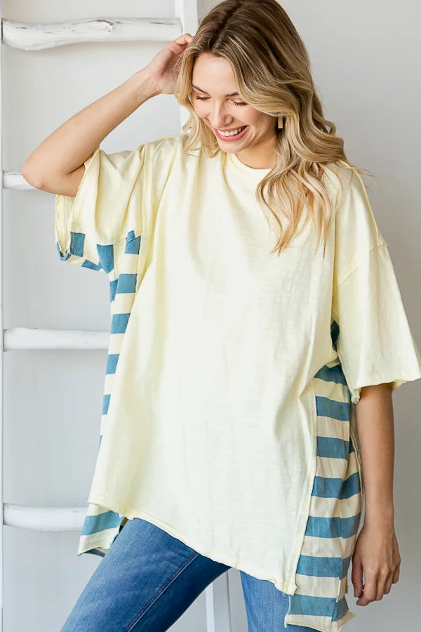 MUSTARD YELLOW OVERSIZED T-shirt