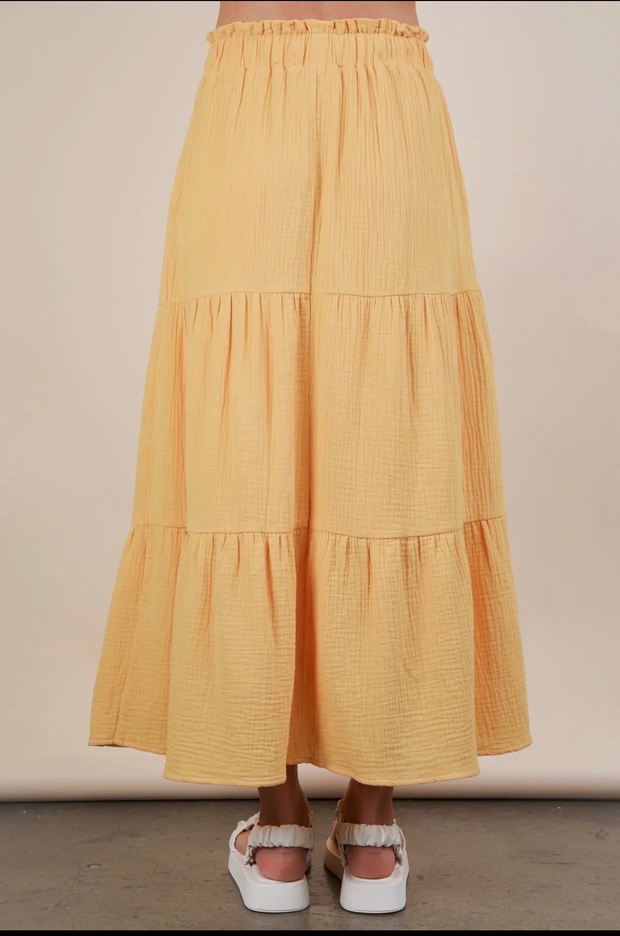 The Gracefully Gathered Maxi Skirt