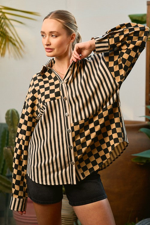 Checker Stripped