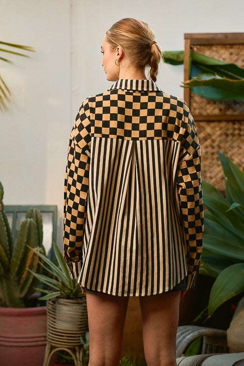 Checker Stripped