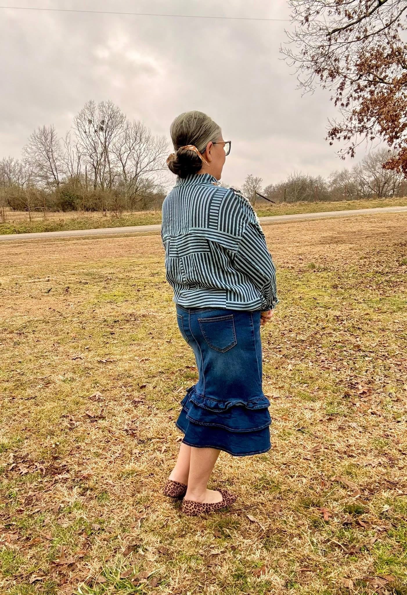 Ruffle Down Strip