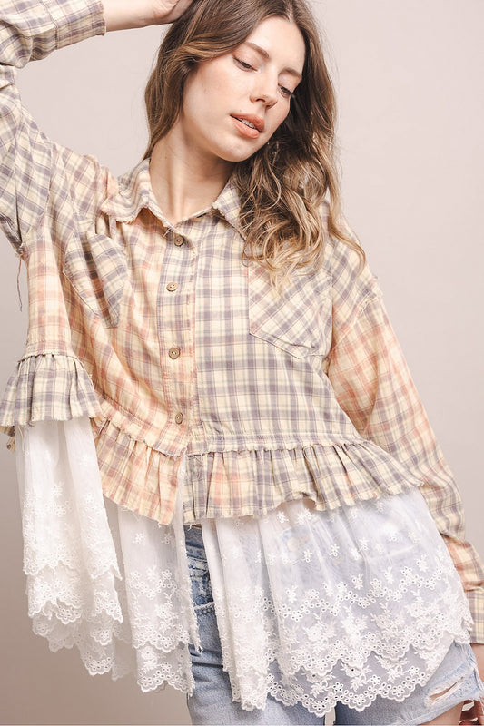 BOUGIE LACE BABYDOLL