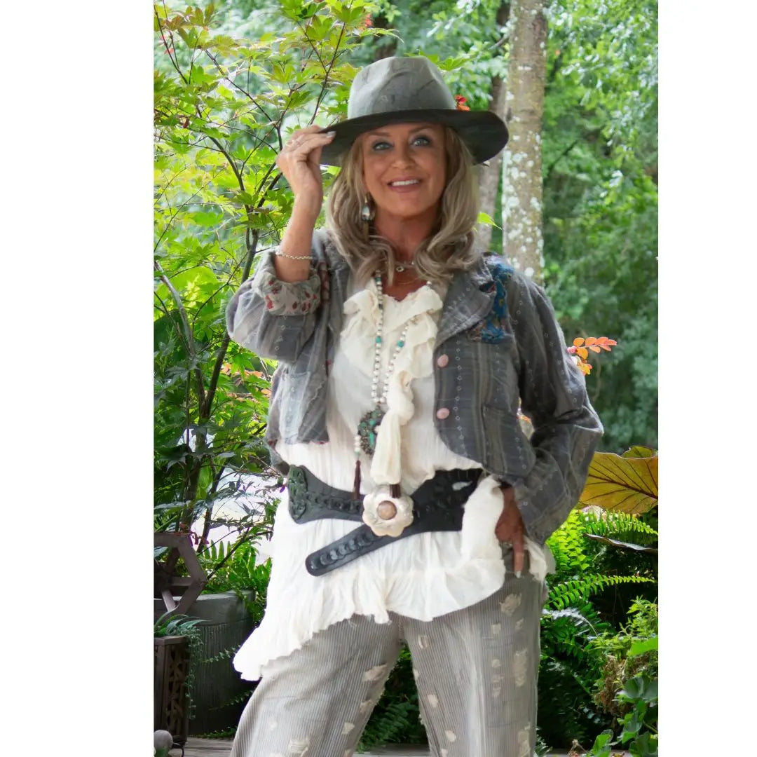 The Patchwork Crop Jacket