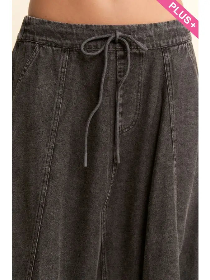 Black Betty Midi Skirt