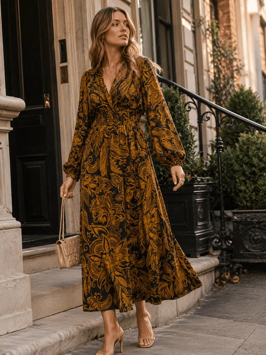 The Golden Grove Dress