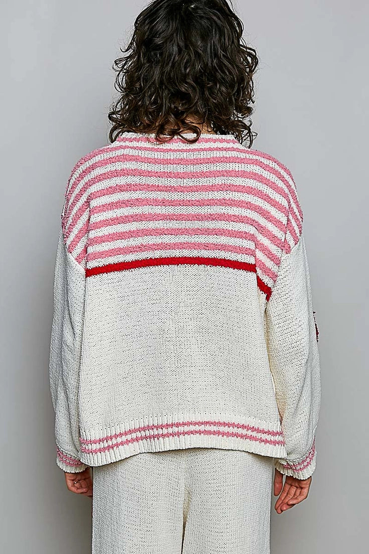 Berry Sweet Strawberry Knit Sweater