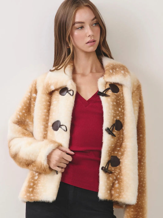 Woodland Spotted Toggle Jacket