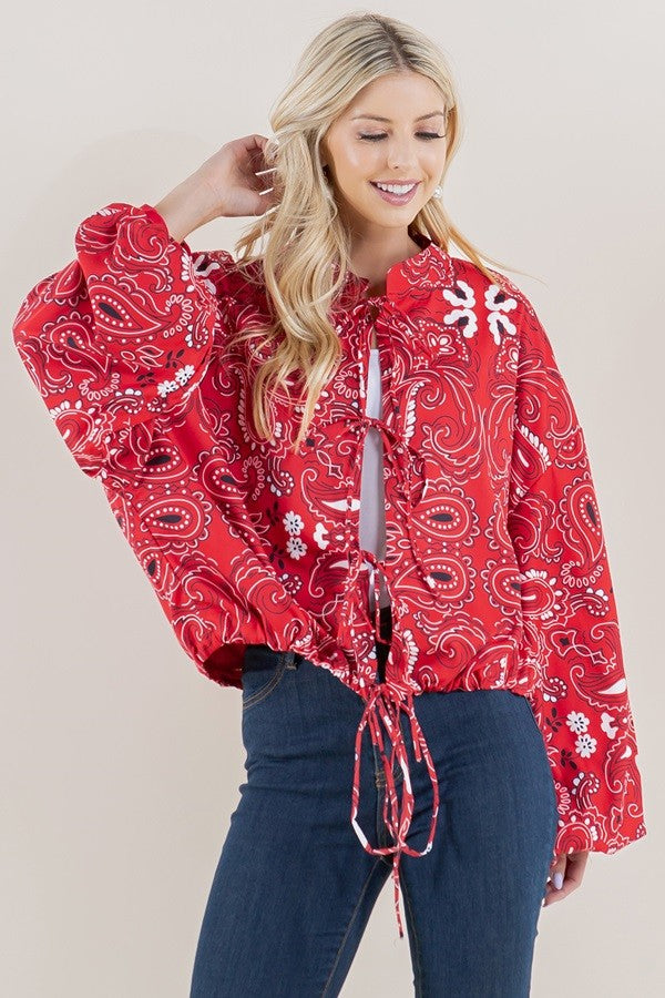 Rodeo Romance Bandana Blouse