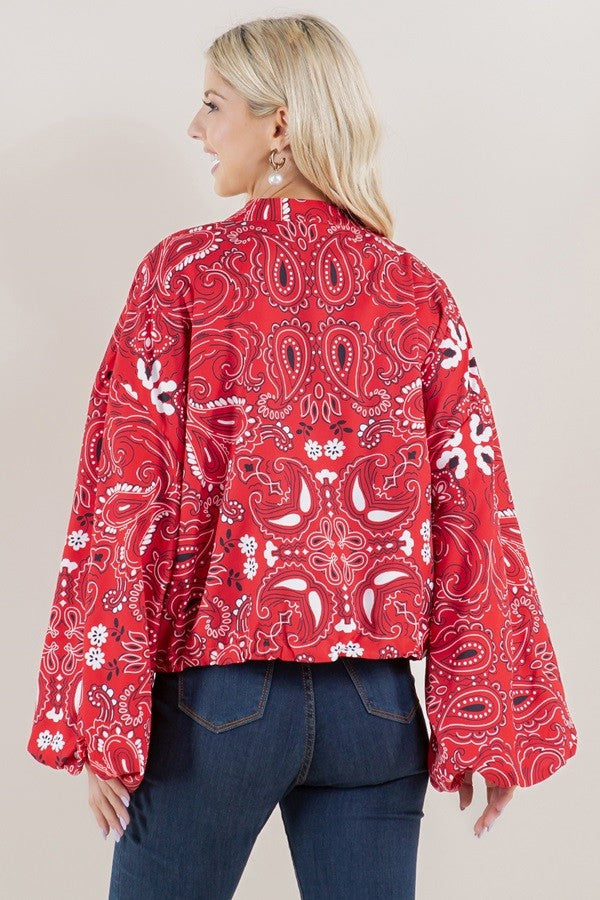 Rodeo Romance Bandana Blouse