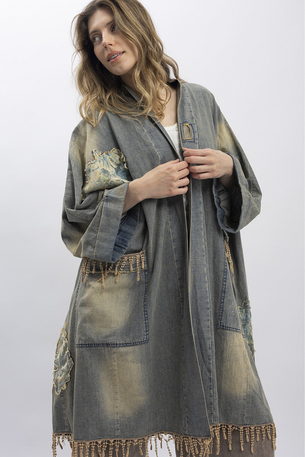 Fringe & Fade Kimono