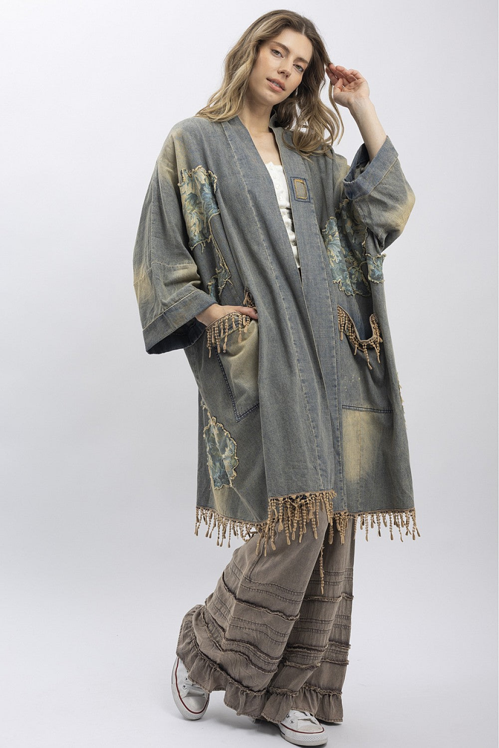 Fringe & Fade Kimono