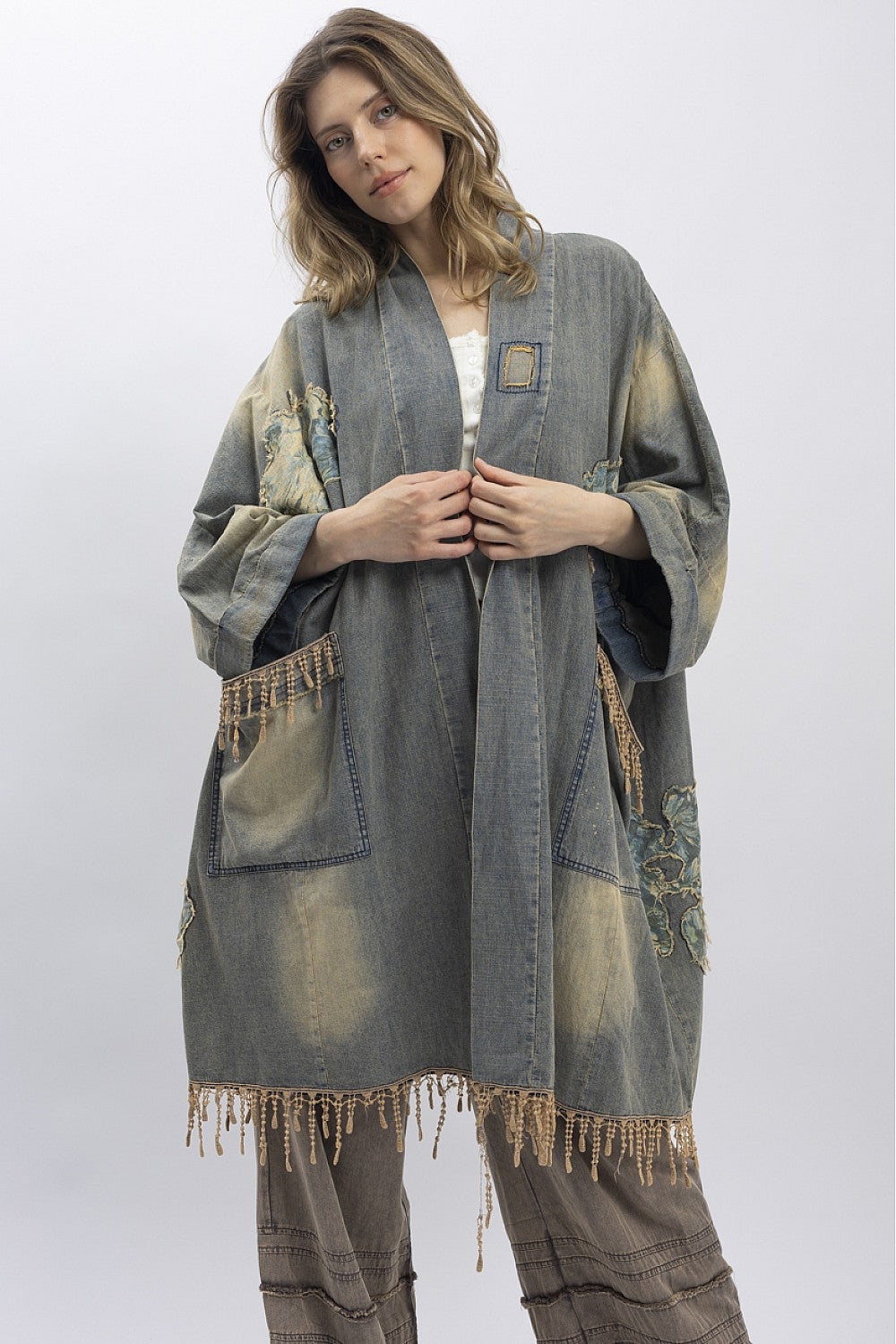 Fringe & Fade Kimono