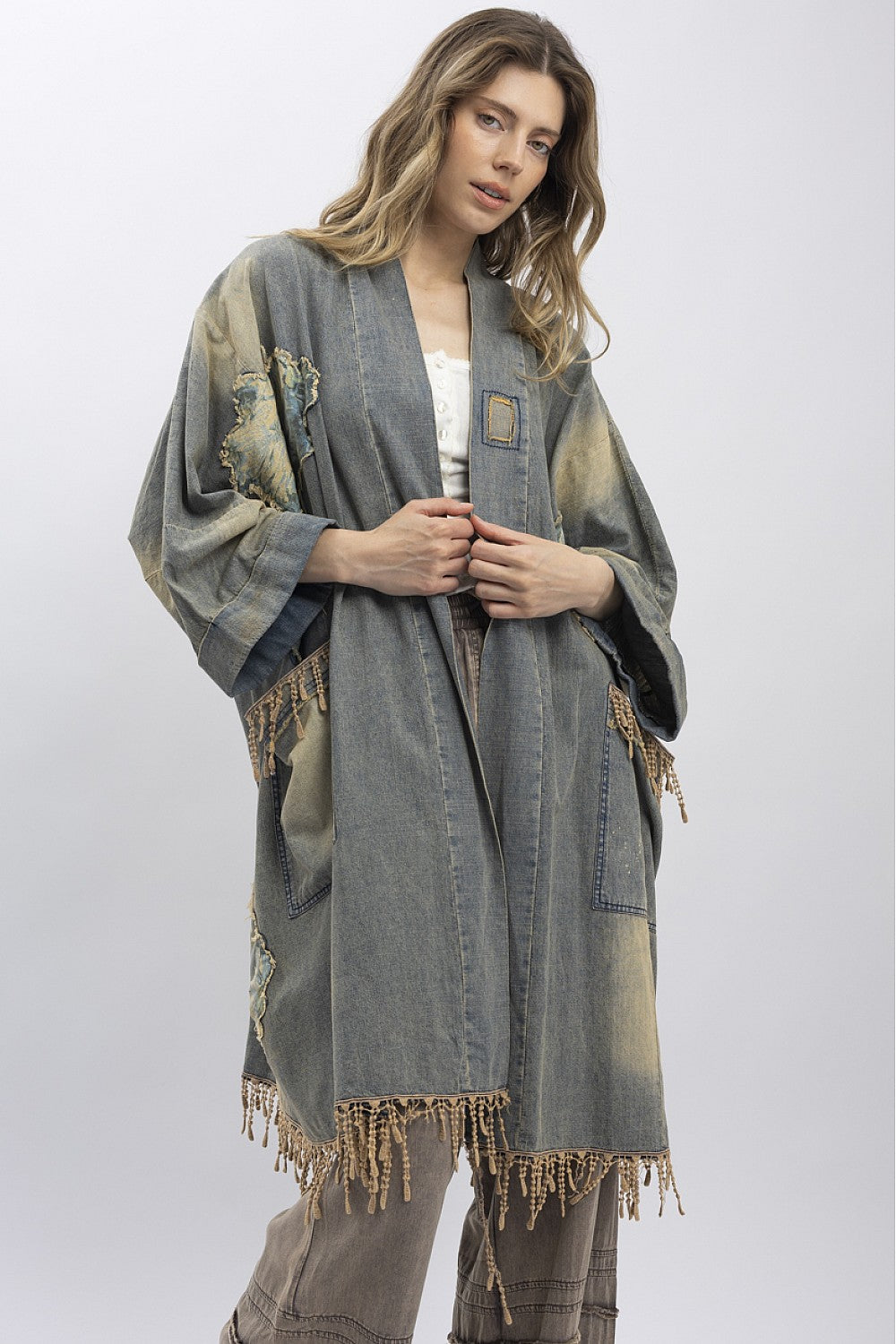 Fringe & Fade Kimono