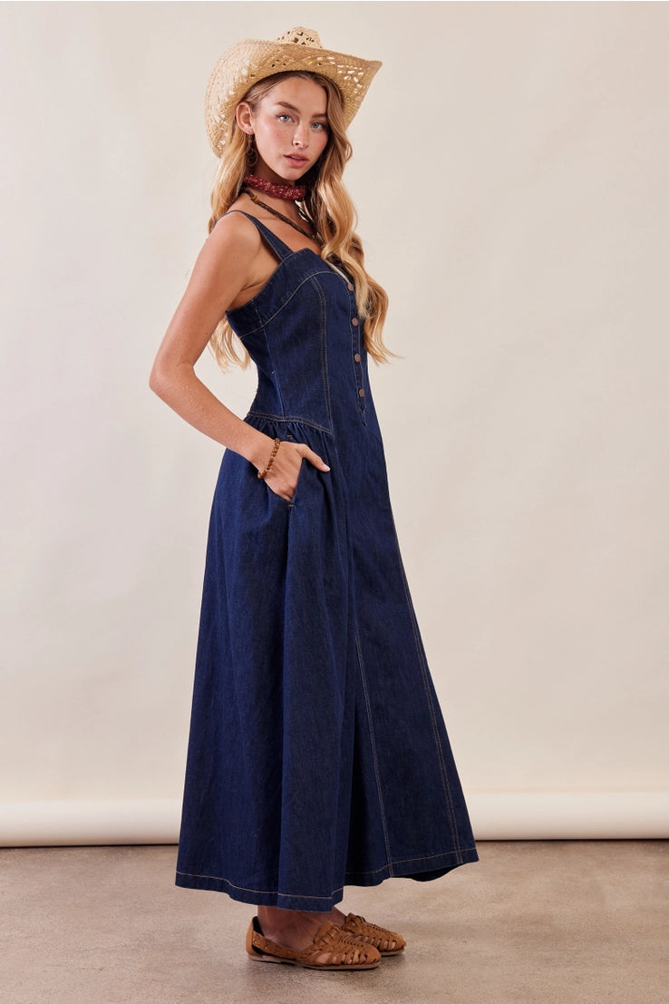 Western Belle Denim Dress