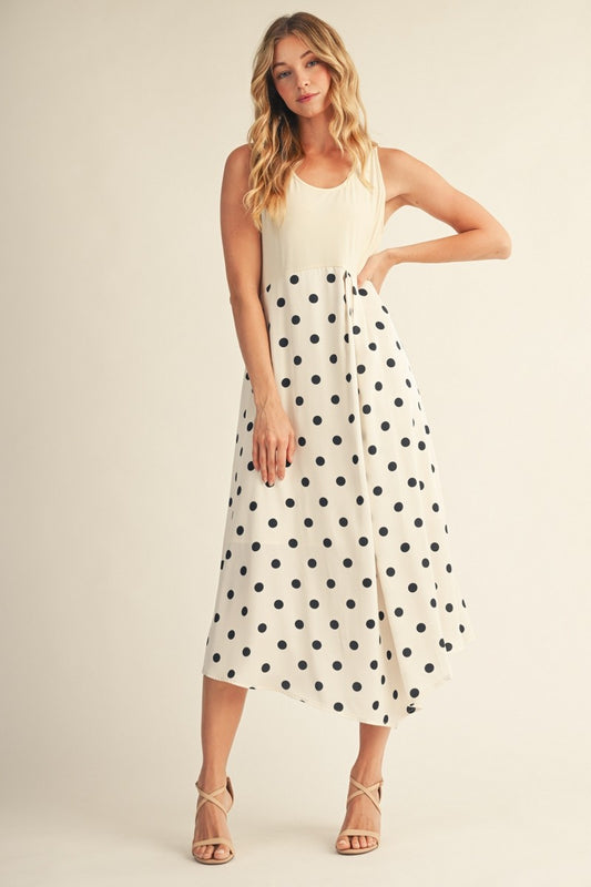 Alexa polka dot dress
