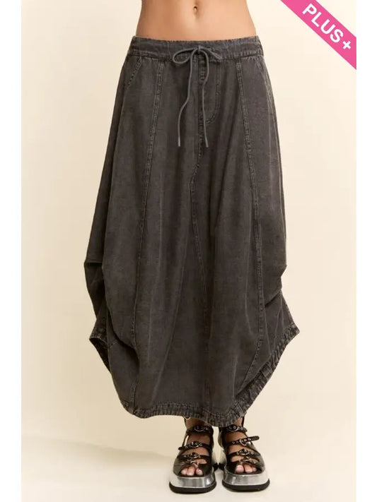 Black Betty Midi Skirt