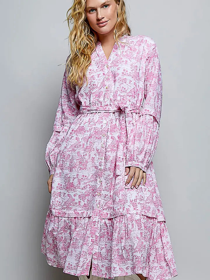 Pink Vintage Midi