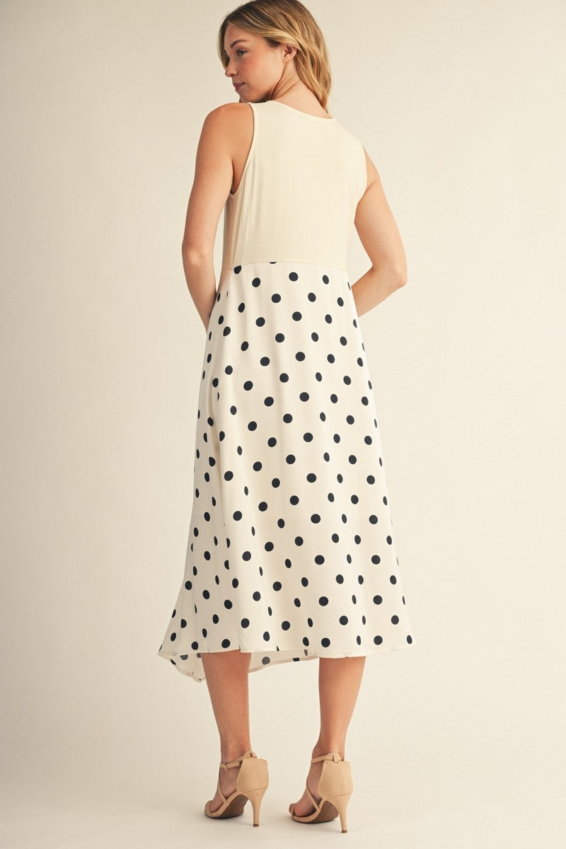Alexa polka dot dress