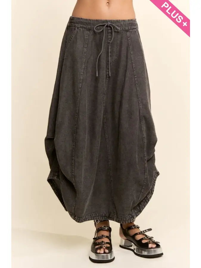 Black Betty Midi Skirt