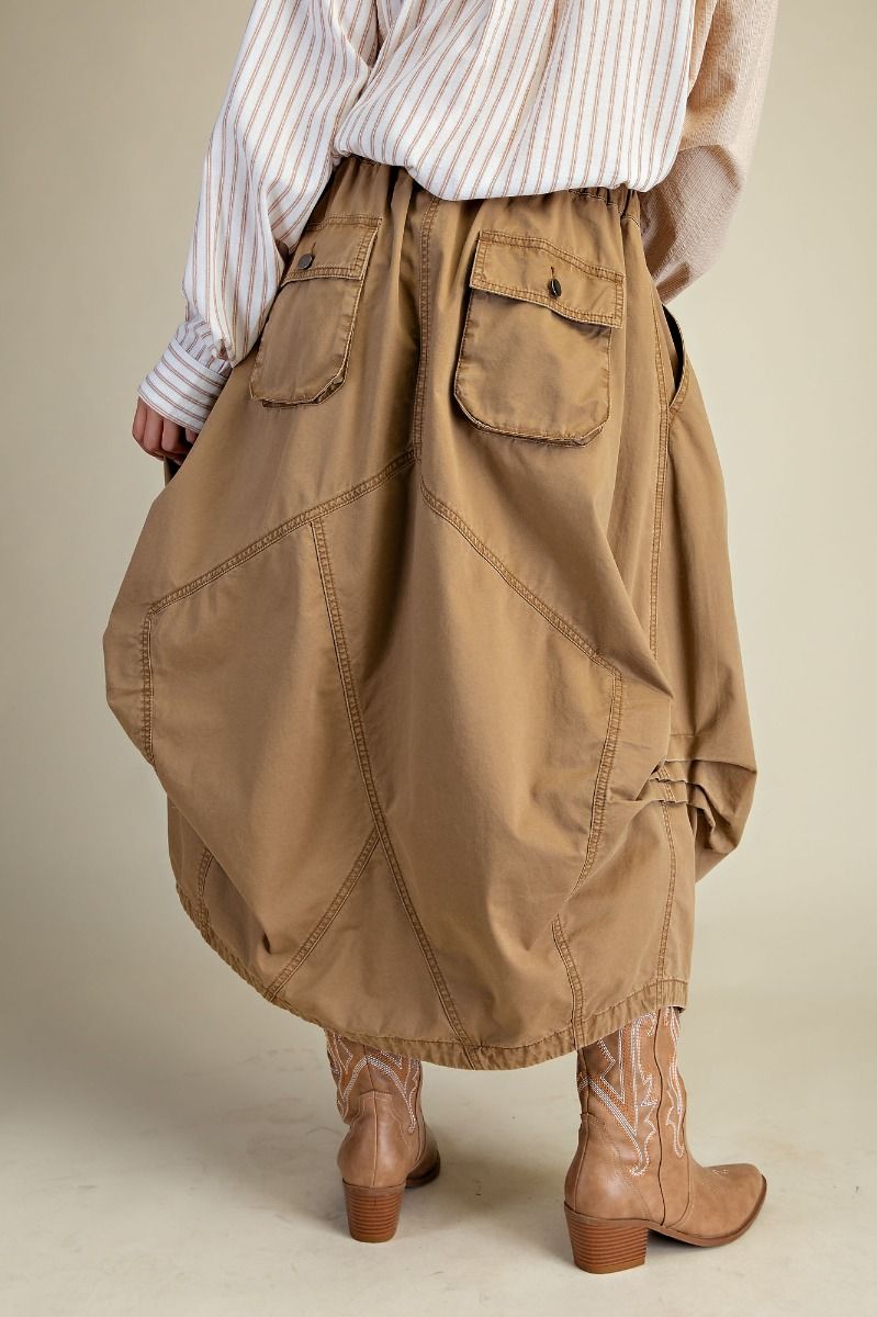 parachute skirt> khaki