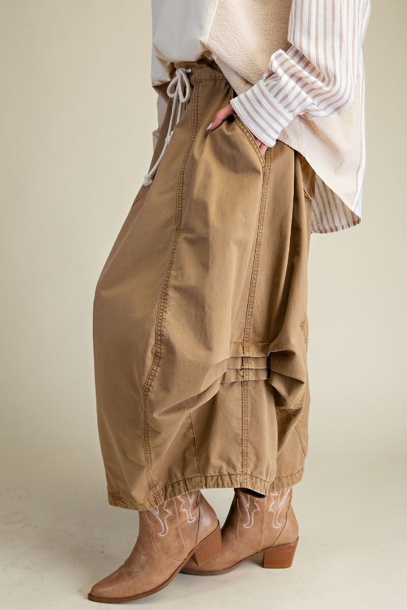 parachute skirt> khaki