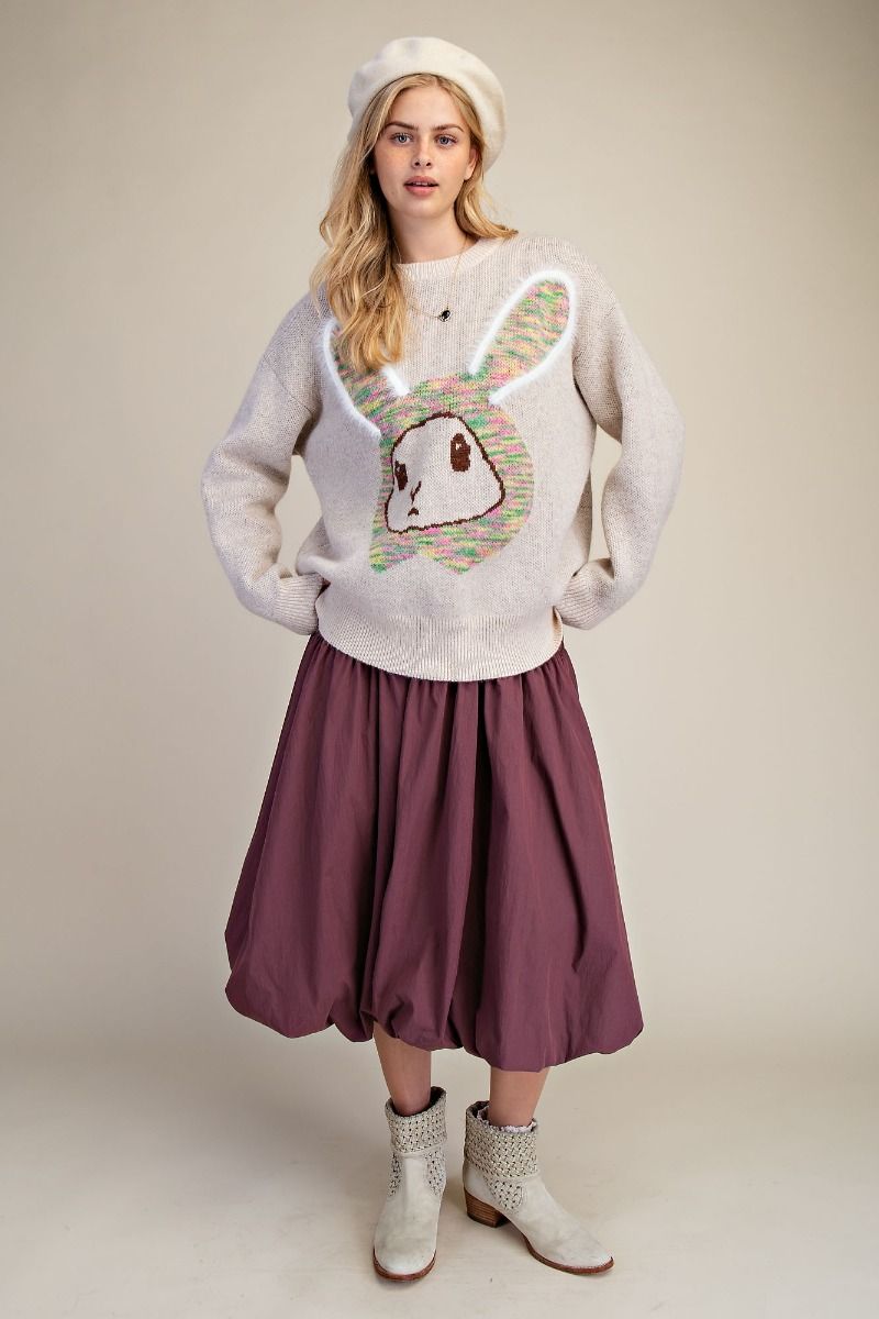 PARACHUTE BUBBLE SKIRT mauve