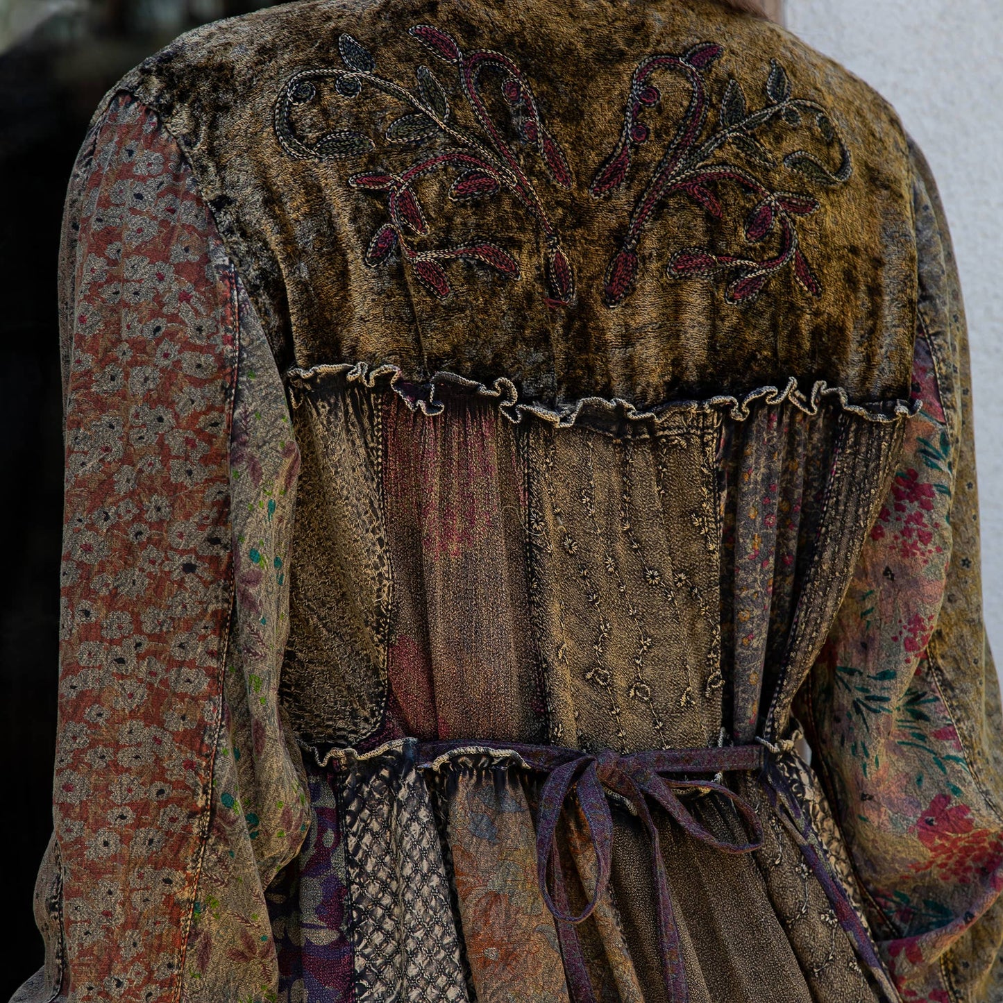 Artisan Embroidered Jhabla Shirt Dress PLUS