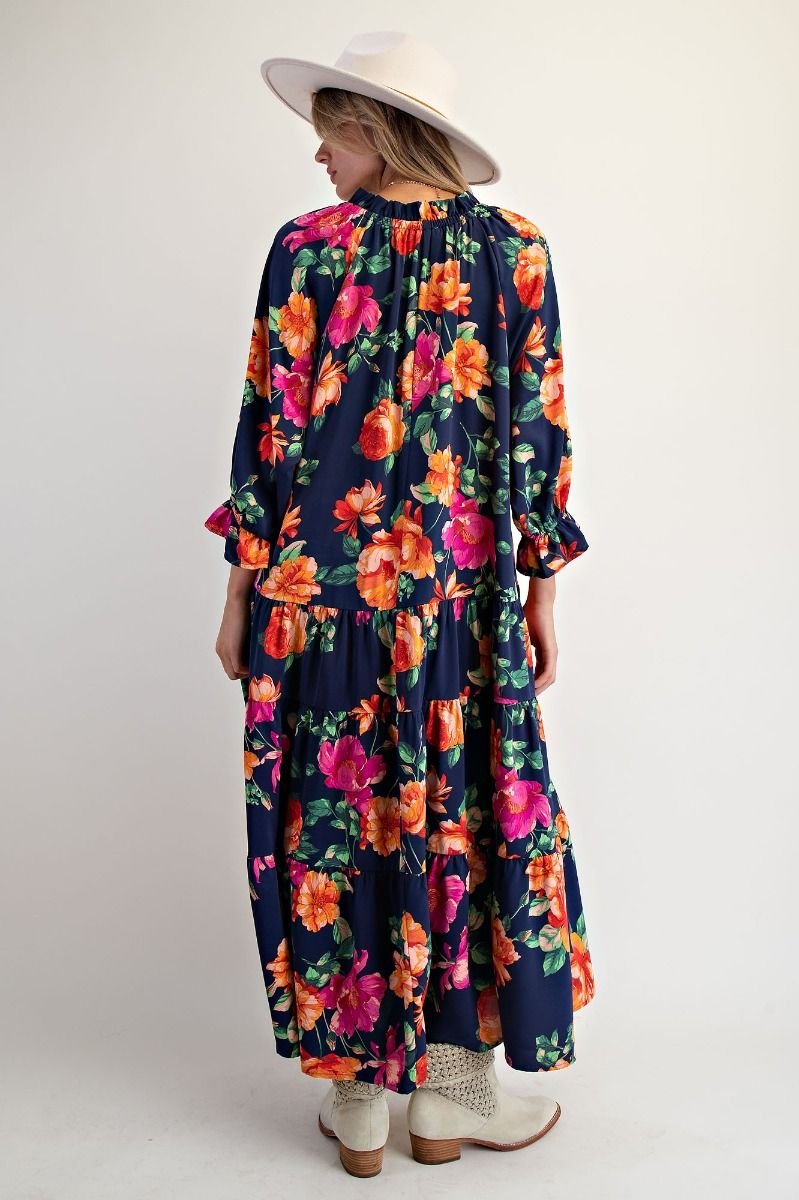 THE FLOWY FLORAL MAXI DRESS