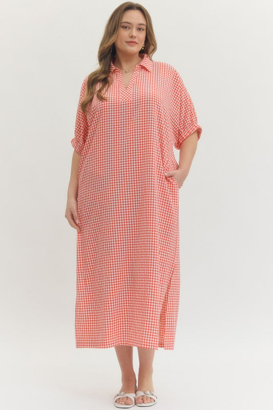 The Curvy & Country Confidence Dress Red