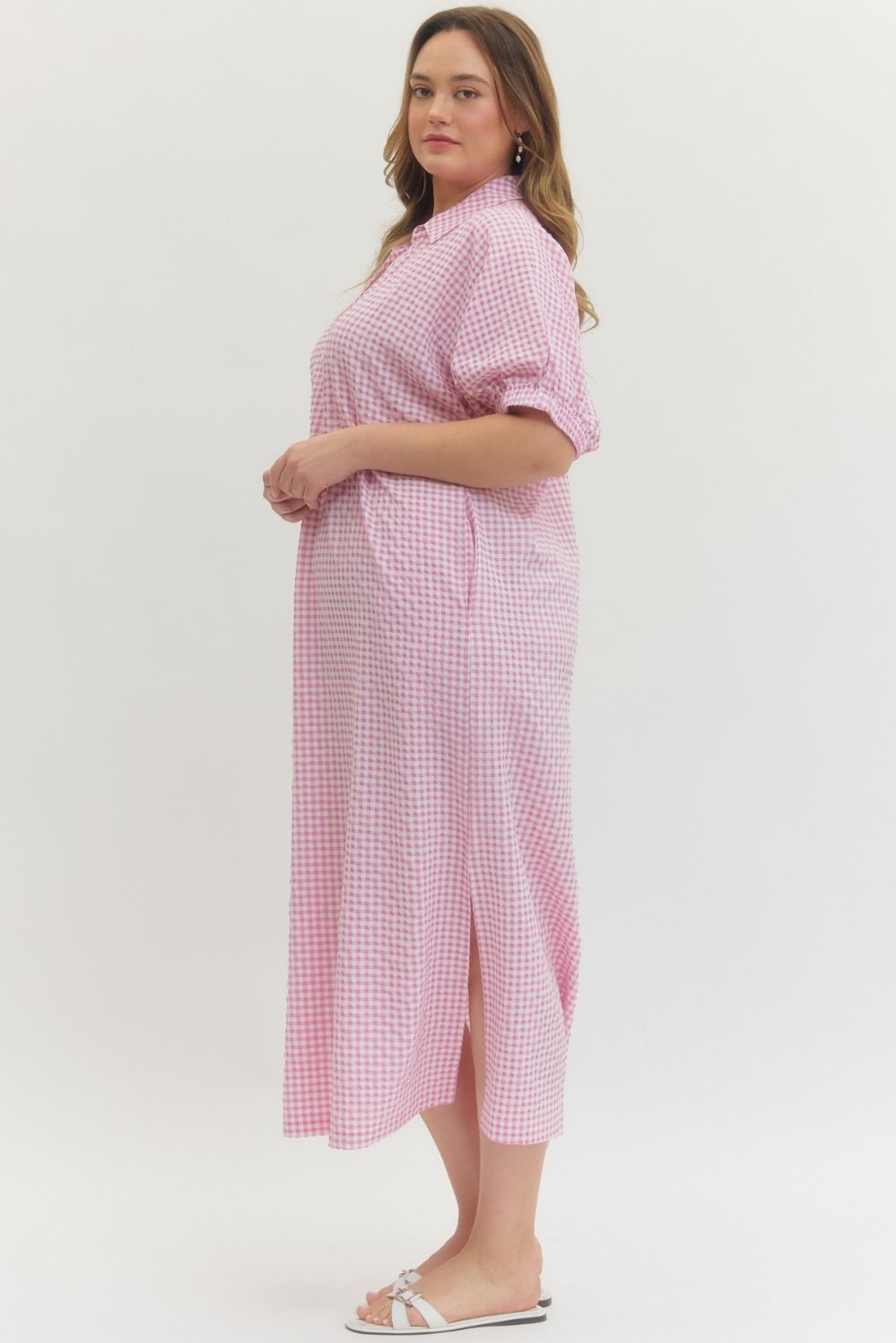 The Curvy & Country Confidence Dress Pink