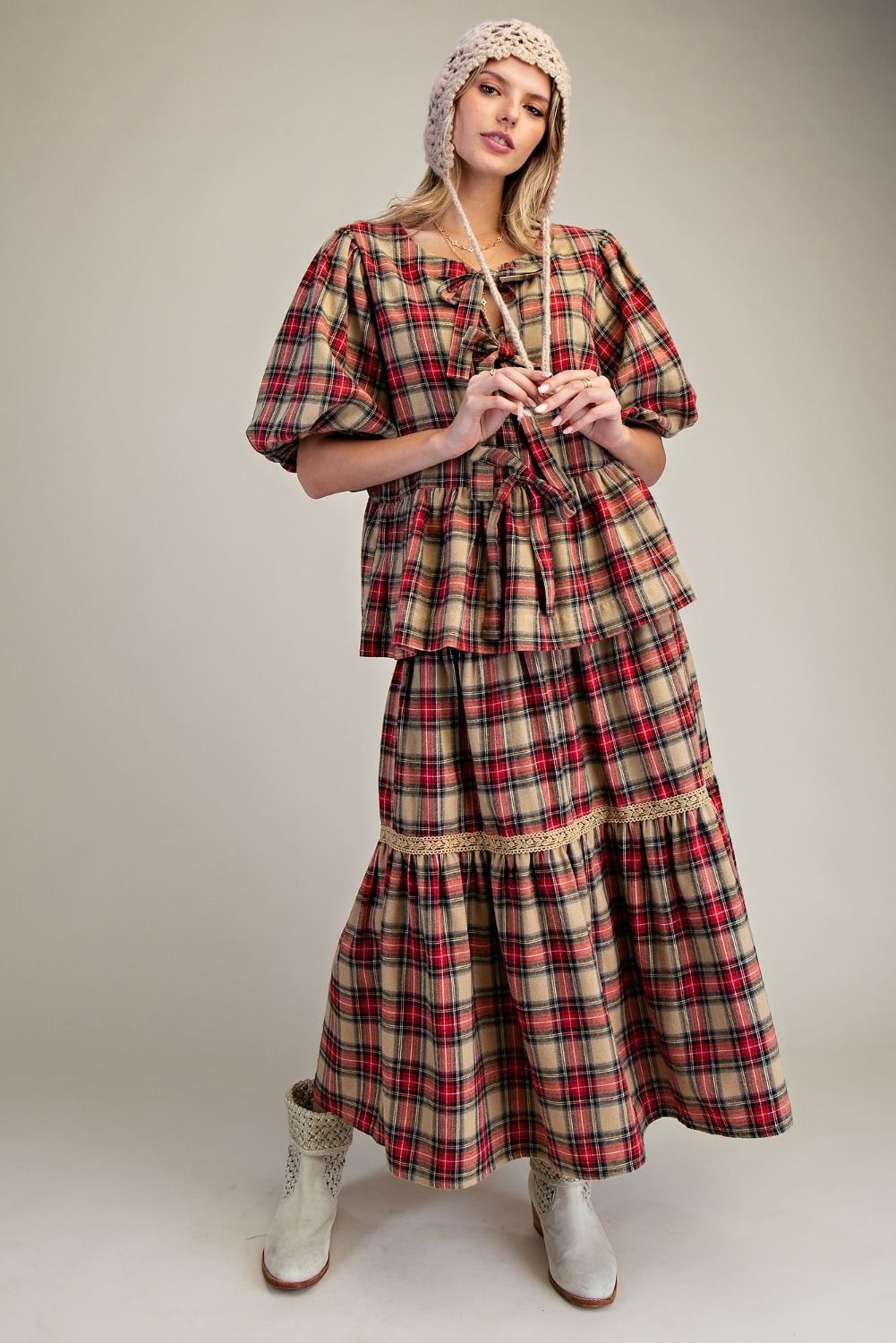 The fireside plaid set