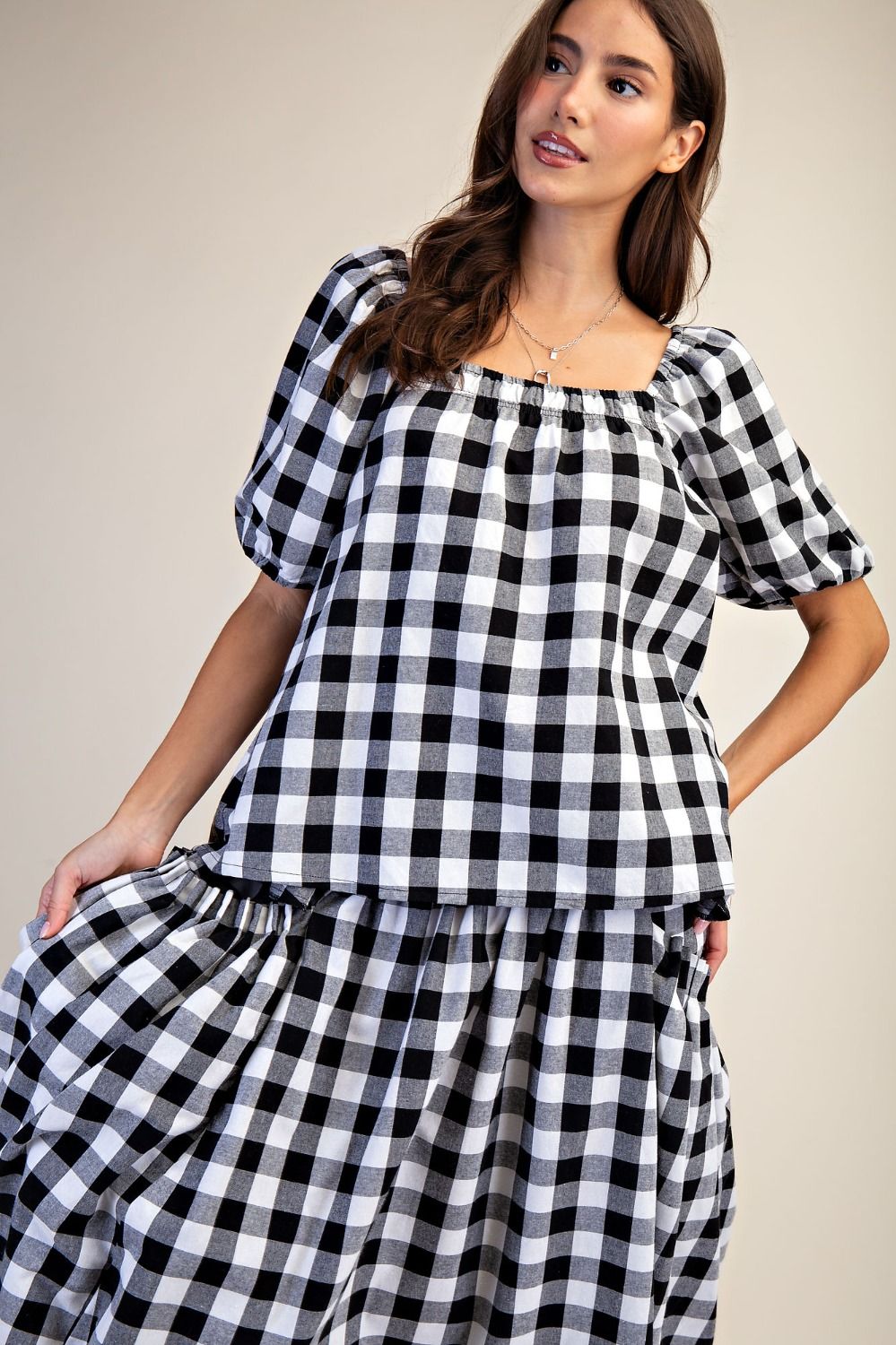 GINGHAM CHECKED Set