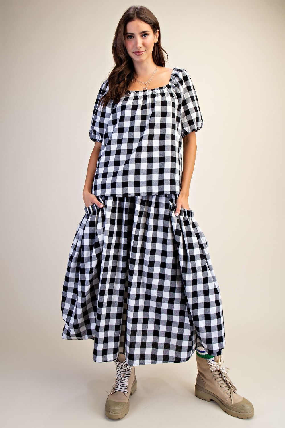 GINGHAM CHECKED Set