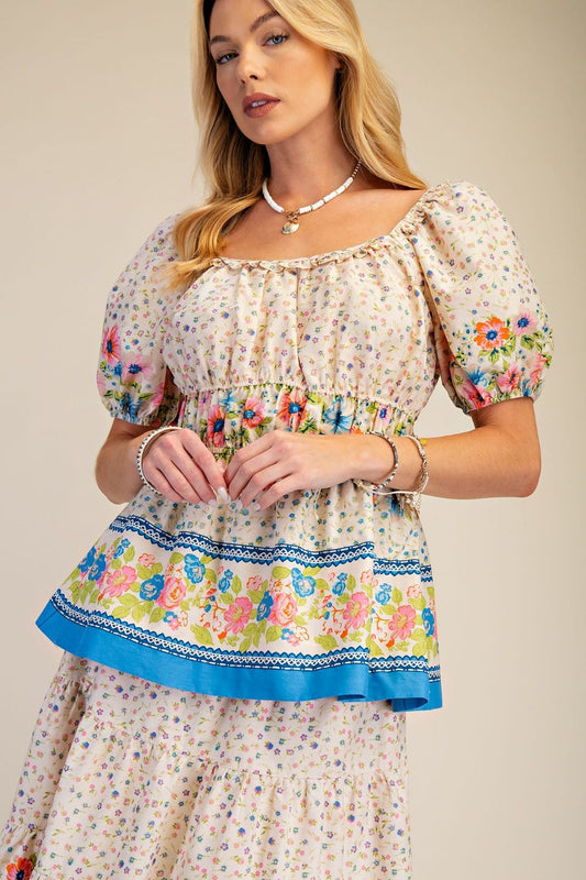 BABYDOLL FLORAL SET