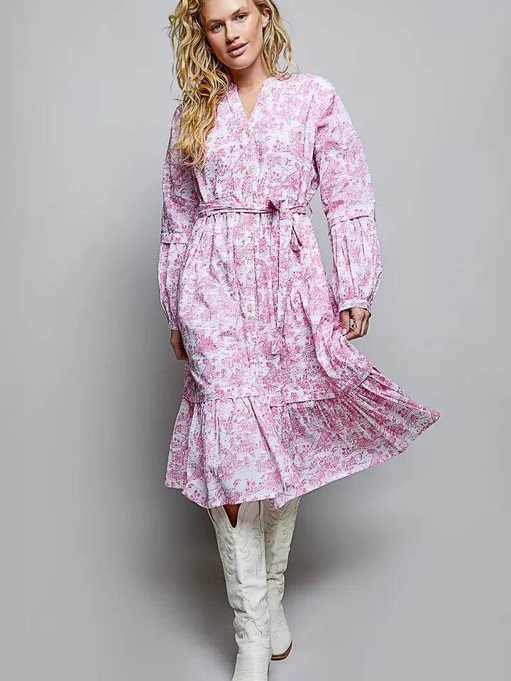 Pink Vintage Midi