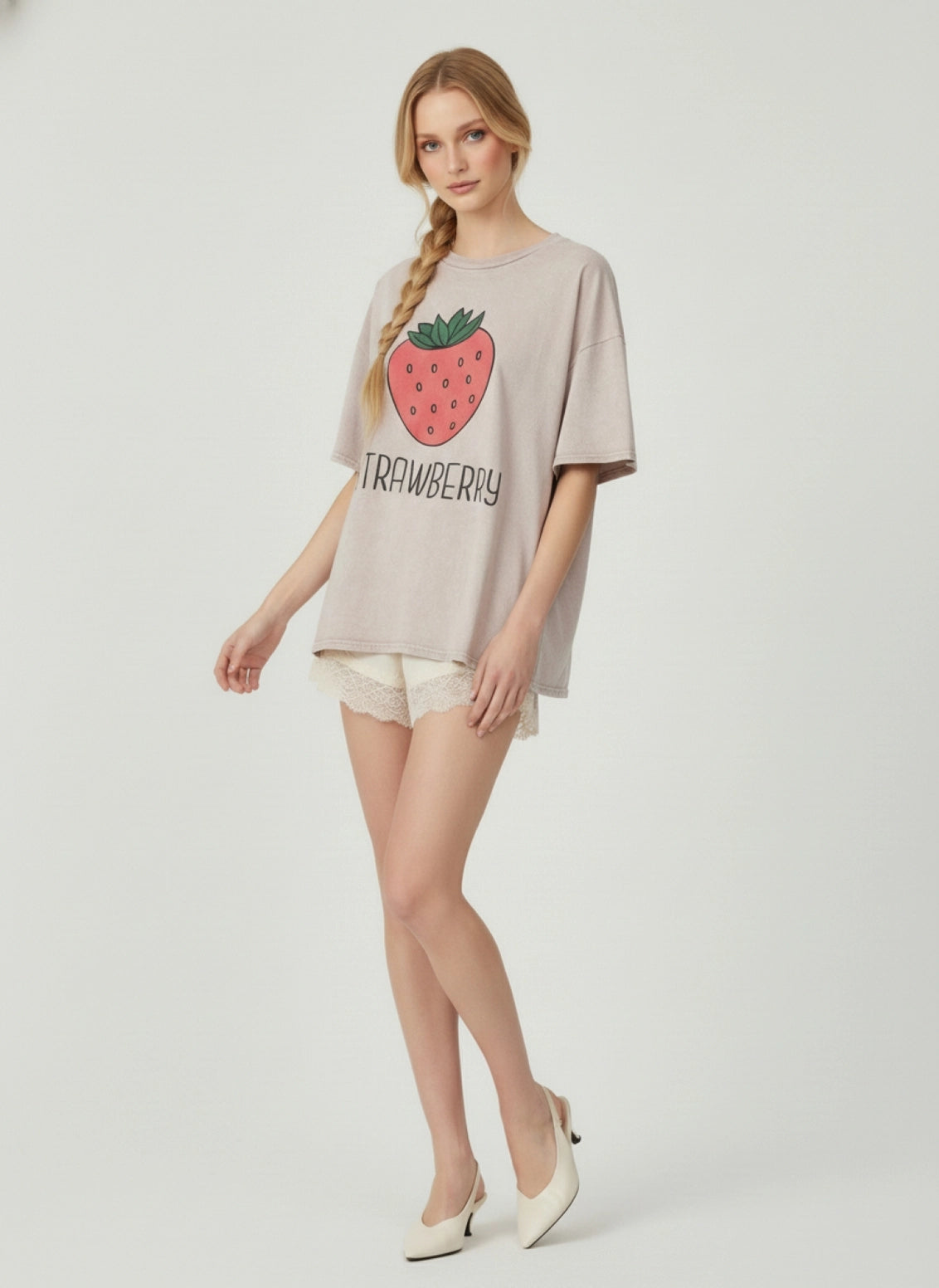 rosie vintage strawberry graphic tee