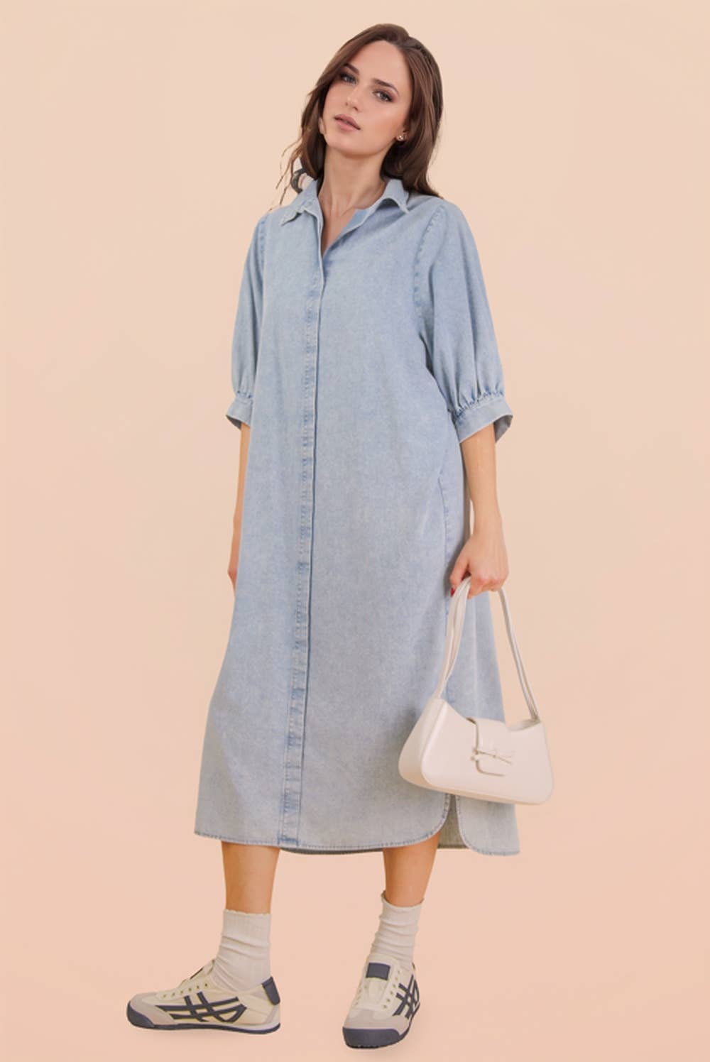 EVERYDAY DENIM Midi Dress